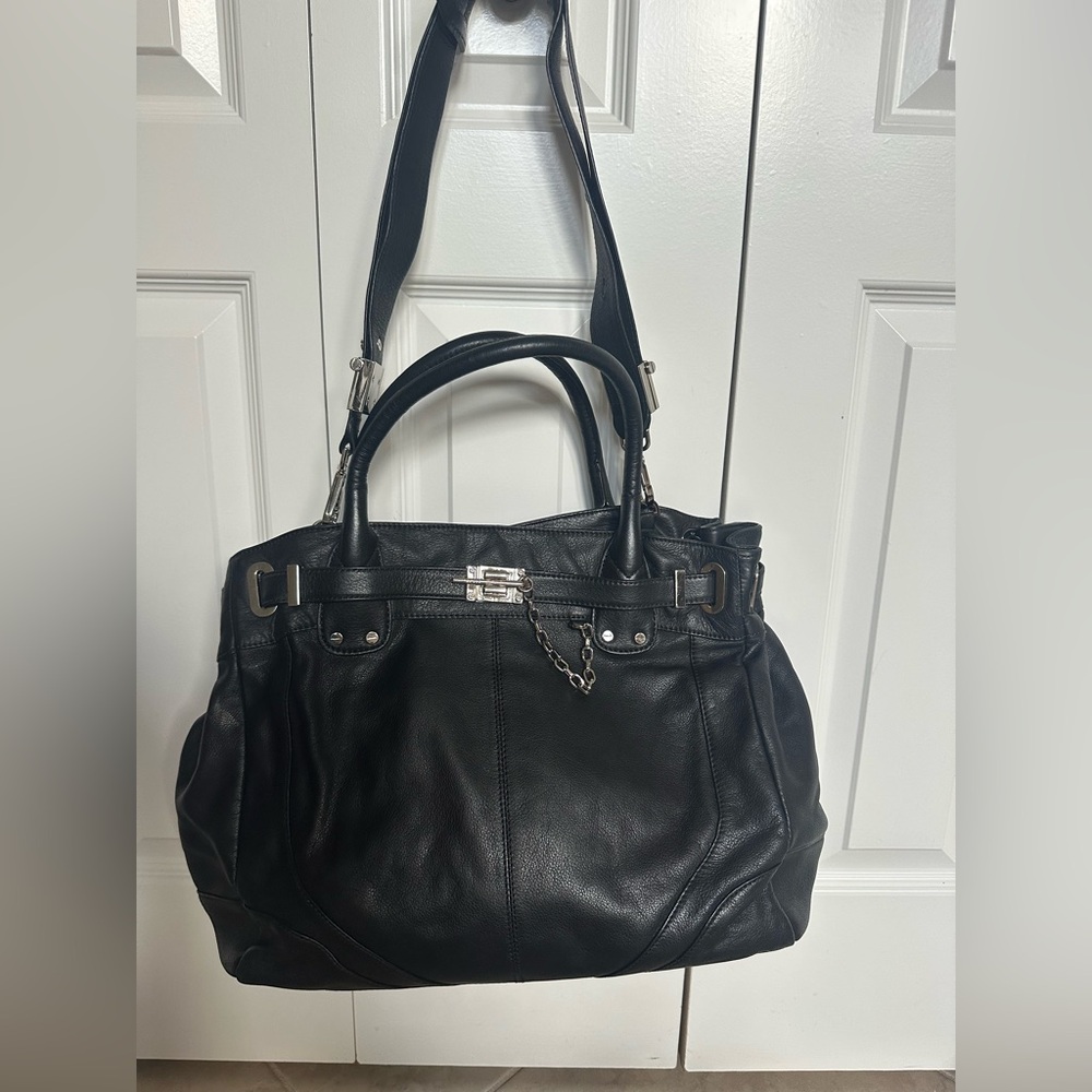 Rachel Zoe Black Leather Shoulder Bag
